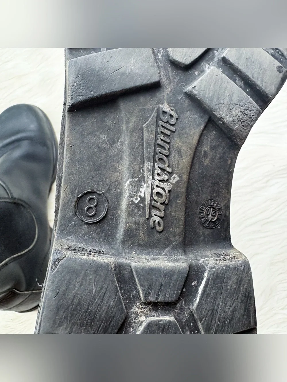 Blundstone 510 Originals Chelsea Boots Black Leather AU 8 Womens 11 Mens 9 As Is